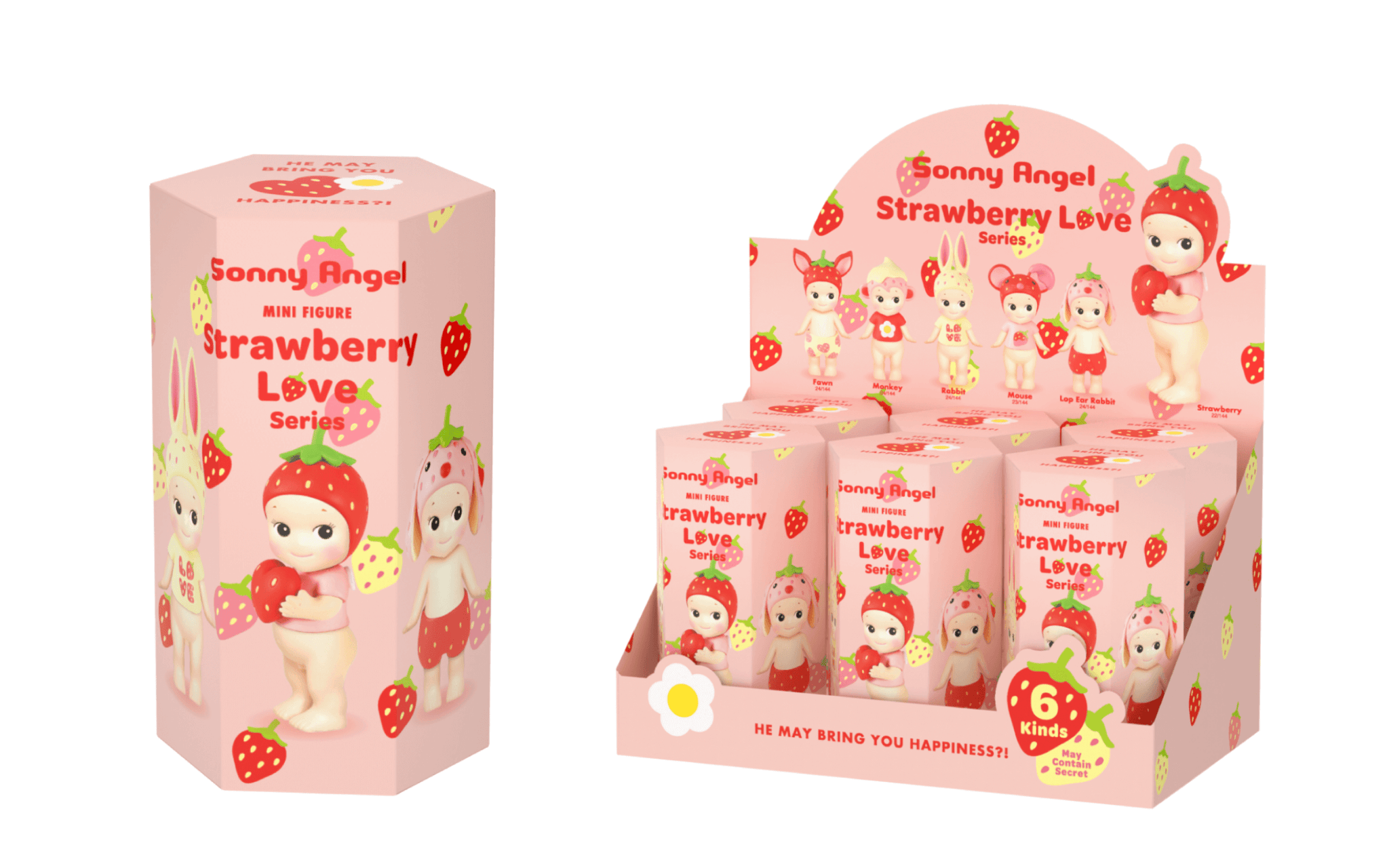 SonnyAngel　Strawberry Love assorted box Strawberry Love Sonny Angel (Limited Edition) - Kawaii Kids
