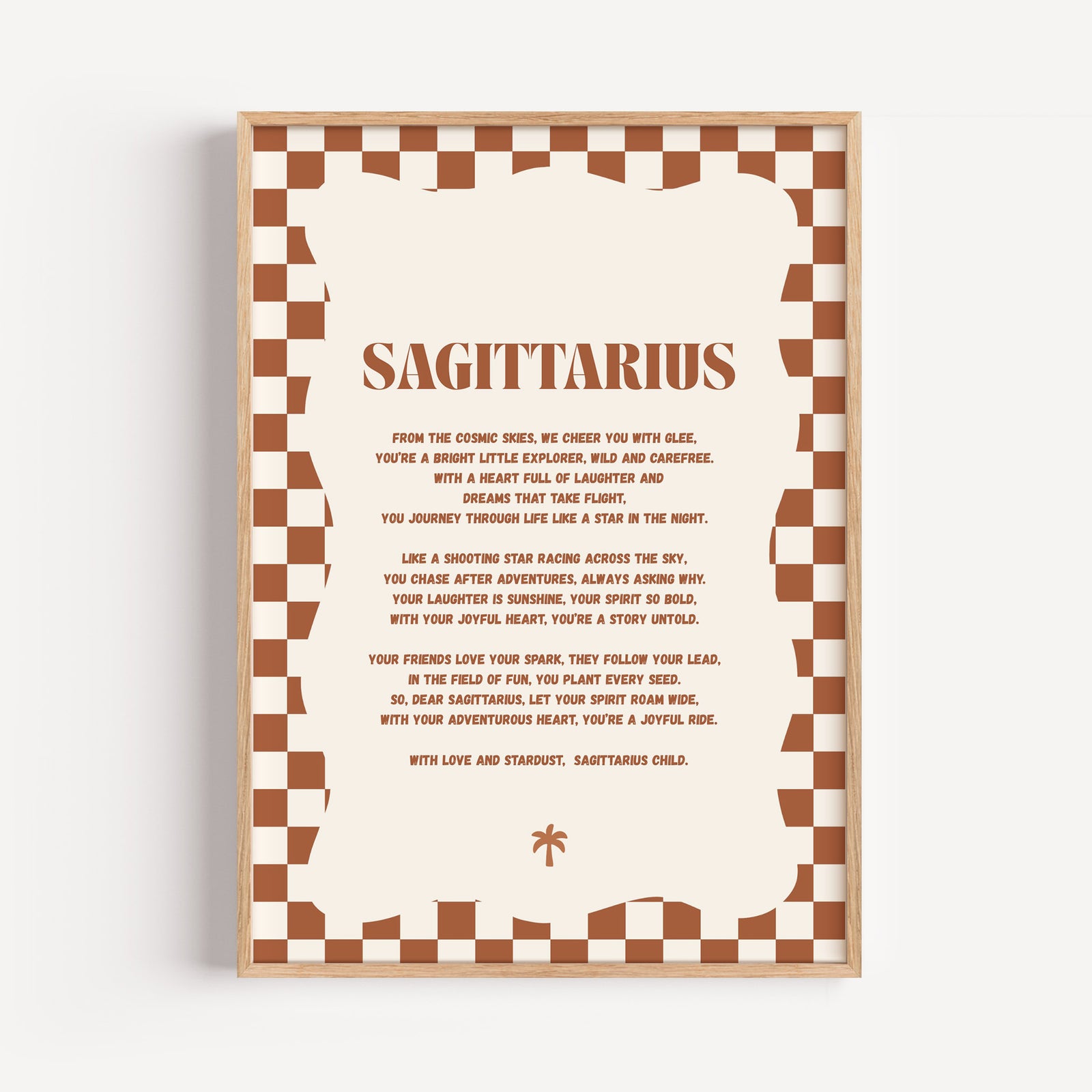 Boho Zodiac A4 Print (Sagittarius)