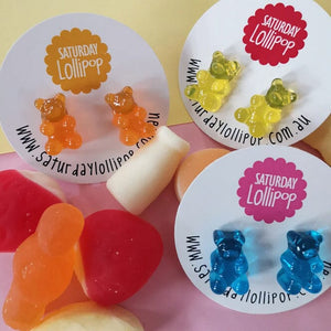 Gummy Bear Dangley Earrings