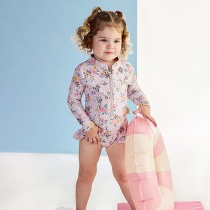Yasmine Floral LS Rashie Swimsuit