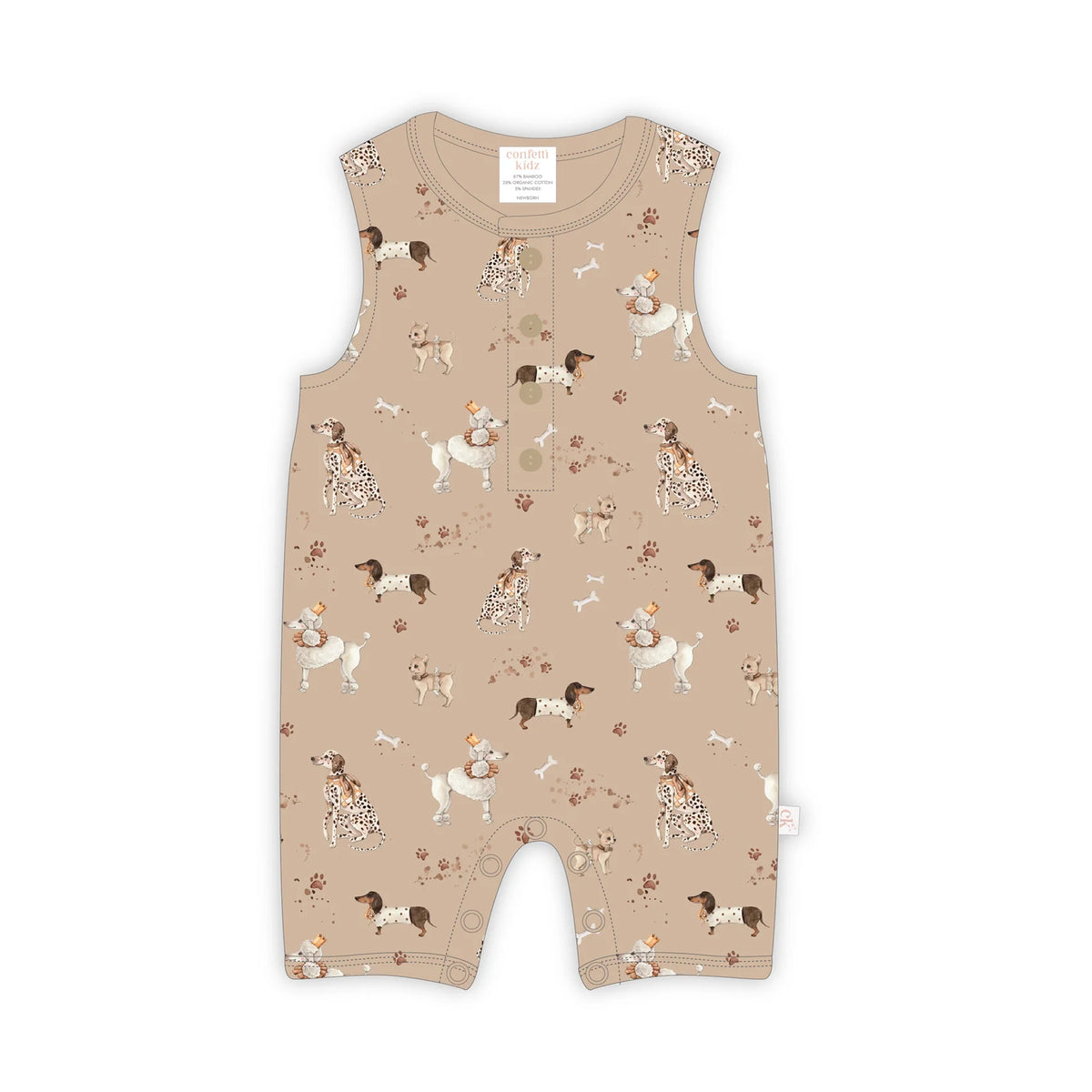 Show Pups Sleeveless Romper