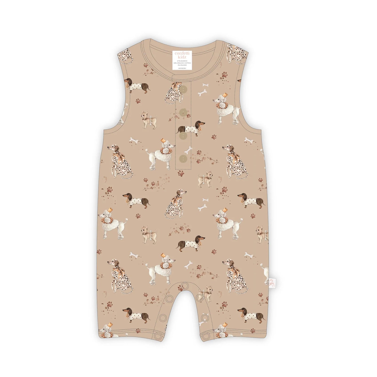 Show Pups Sleeveless Romper