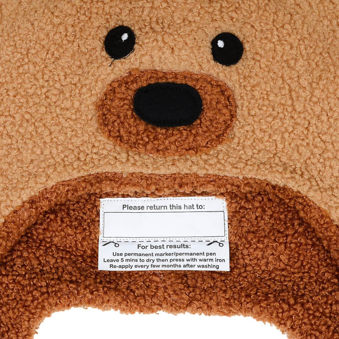 Teddy Snuggle Beanie (Brown)