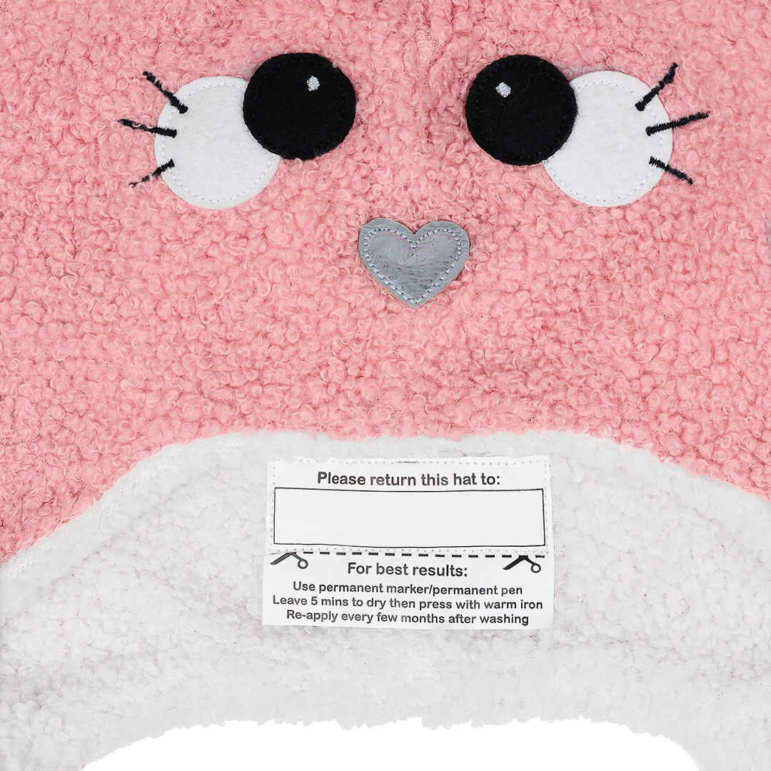 Kitty Snuggle Beanie (Pink)