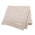 Square Detail Knit Blanket (Camel)