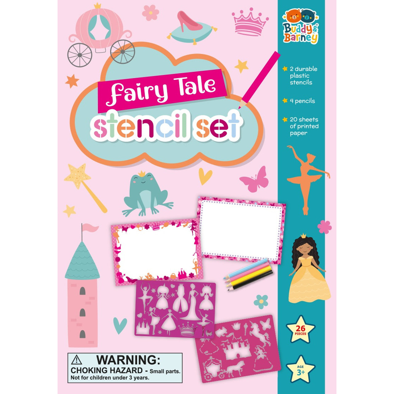 Stencils & Pencils Wallet - Fairy Tale