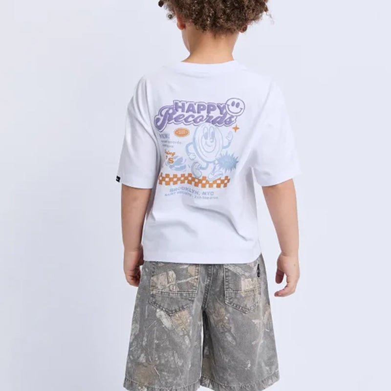 Happy Records Tee (White)