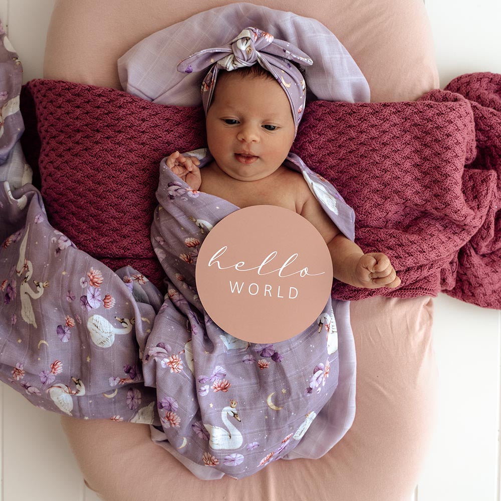 Swan Lake Muslin Wrap