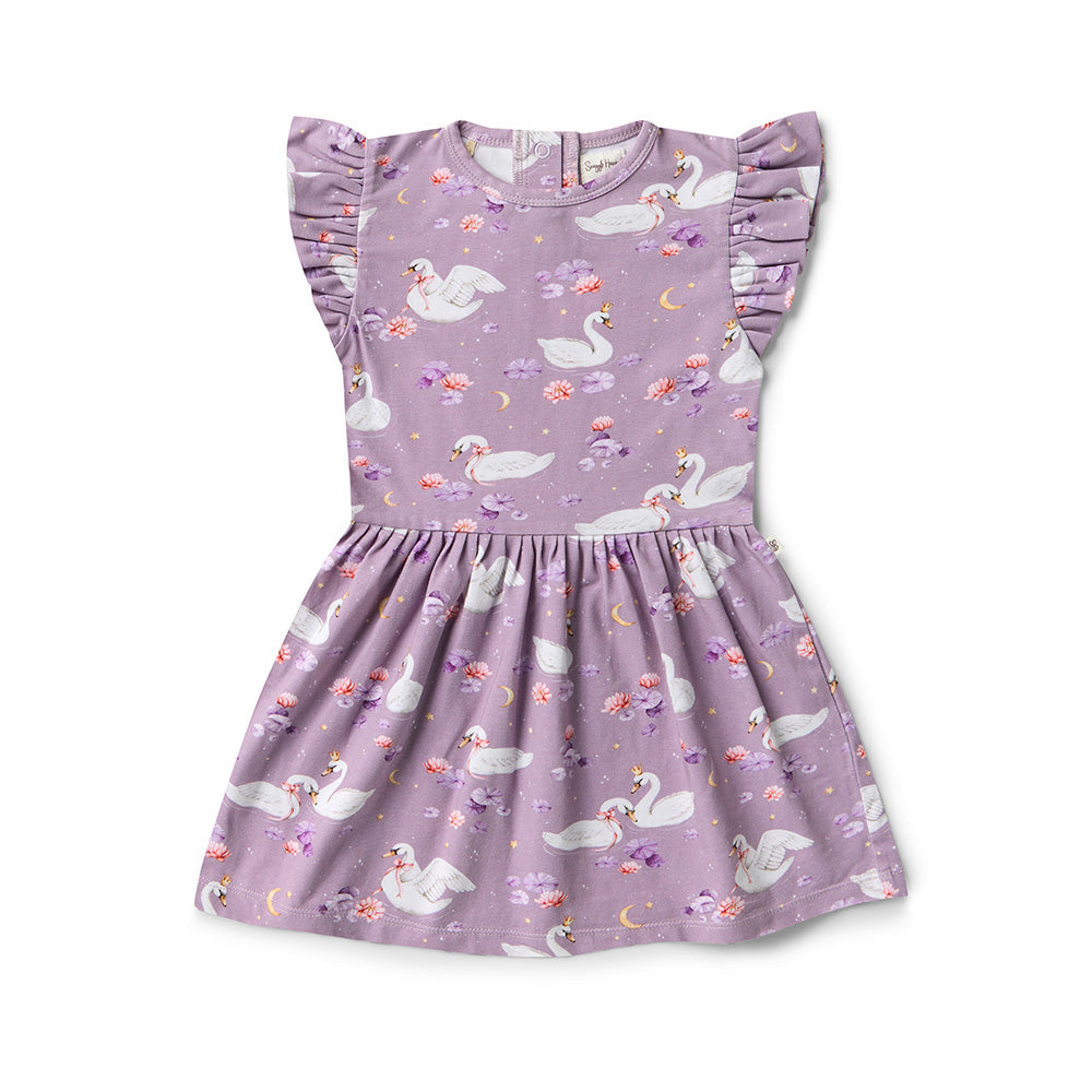 Swan Lake Short Sleeve Dress