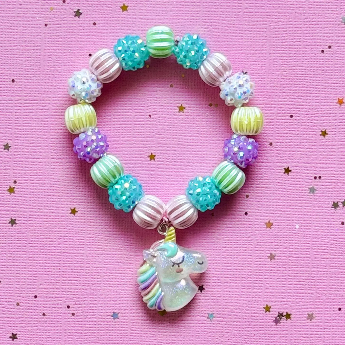 Unicorn Bead Bracelet