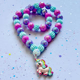 Beaded Necklace (Unicorn)