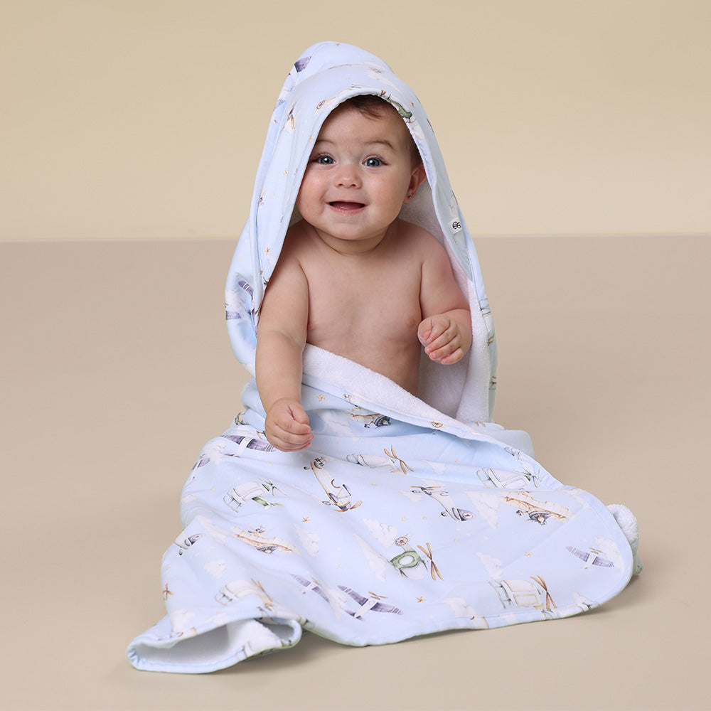 Taking Flight Hooded Baby Towel