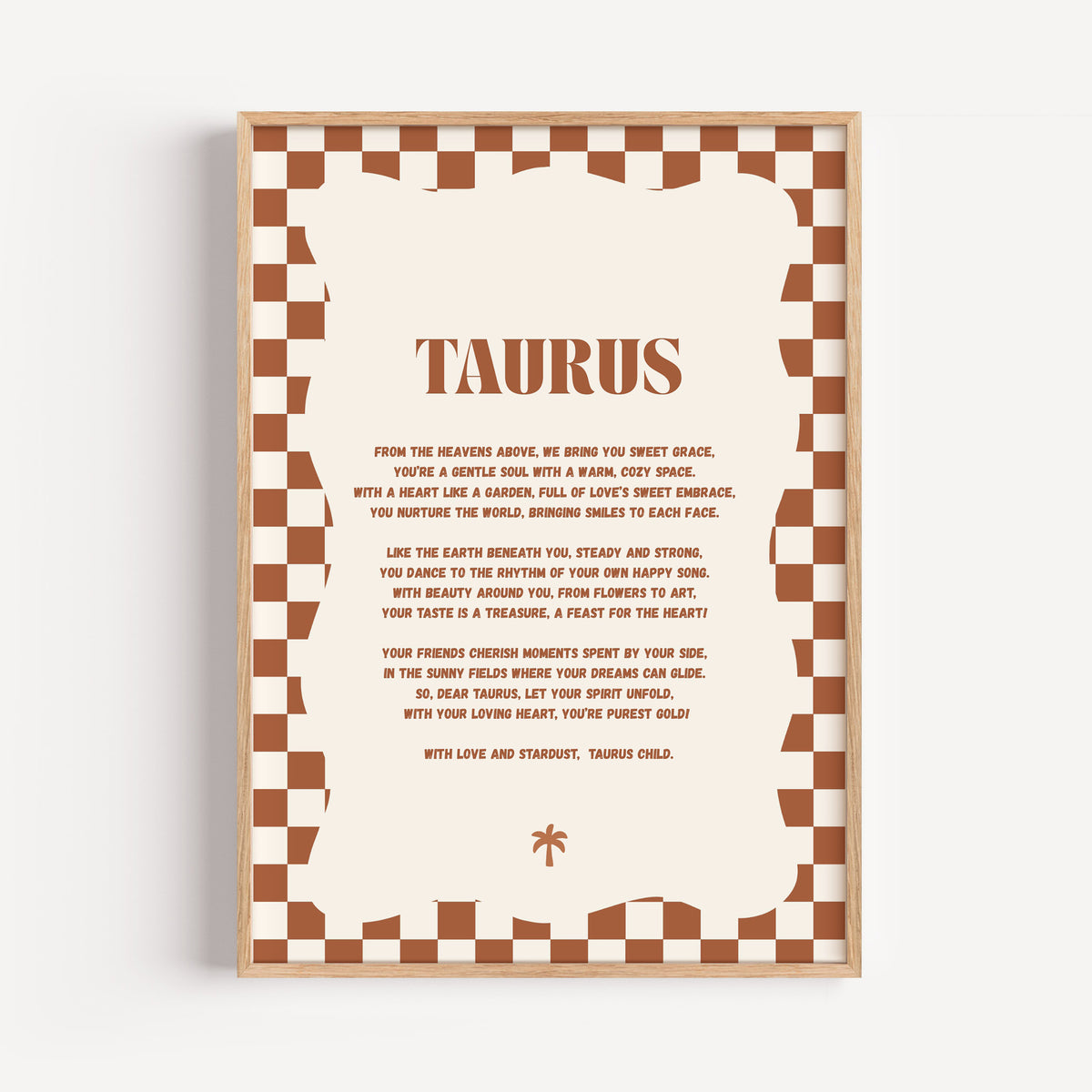 Boho Zodiac A4 Print (Taurus)