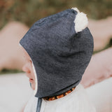 Teddy Fleecy Beanie (Denim)