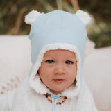 Teddy Fleecy Beanie (Baby Blue Marle)