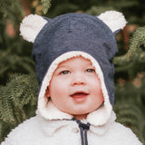 Teddy Fleecy Beanie (Denim)