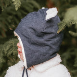 Teddy Fleecy Beanie (Denim)
