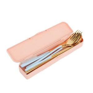 Gold/Blue Cutlery Kit