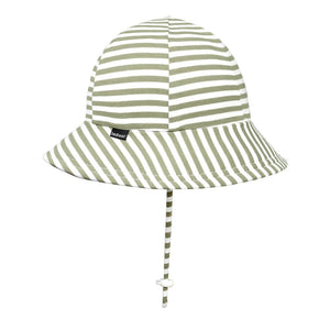 Toddler Bucket Sun Hat (Khaki Stripe)