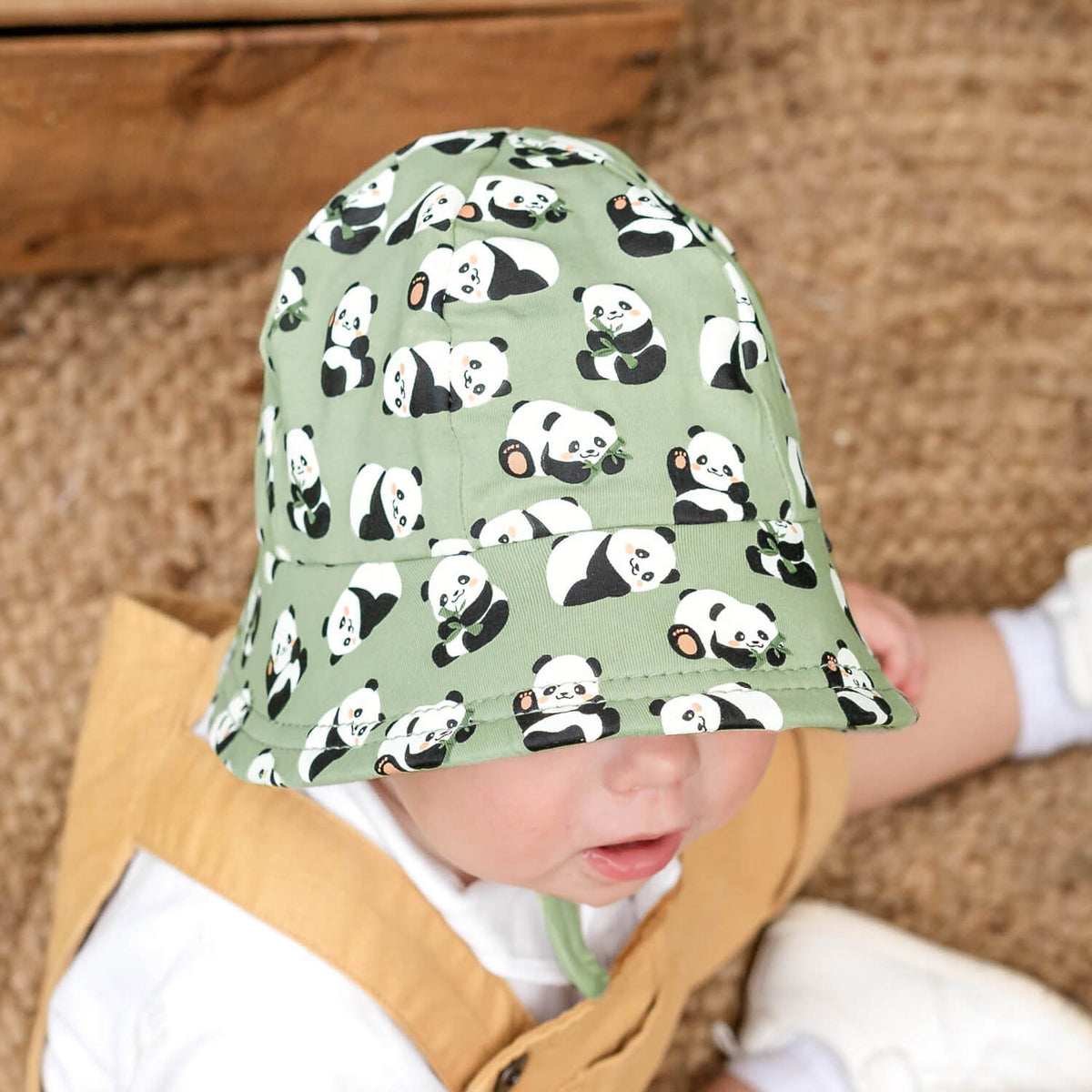 Toddler Bucket Sun Hat (Panda)
