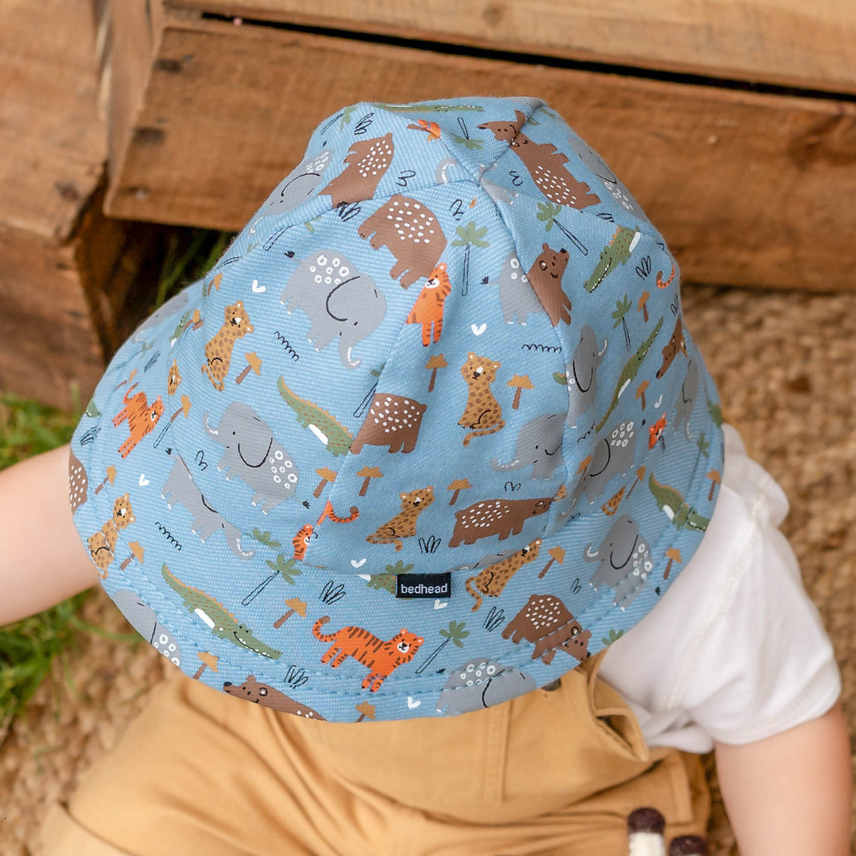 Toddler Bucket Sun Hat (Safari)