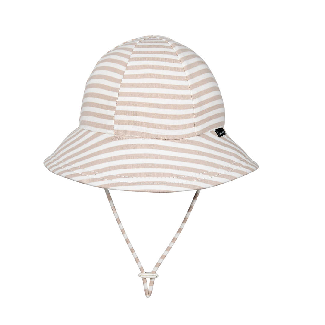 Toddler Bucket Sun Hat (Natural Stripe)