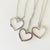 Triple Heart Best Friends Necklace