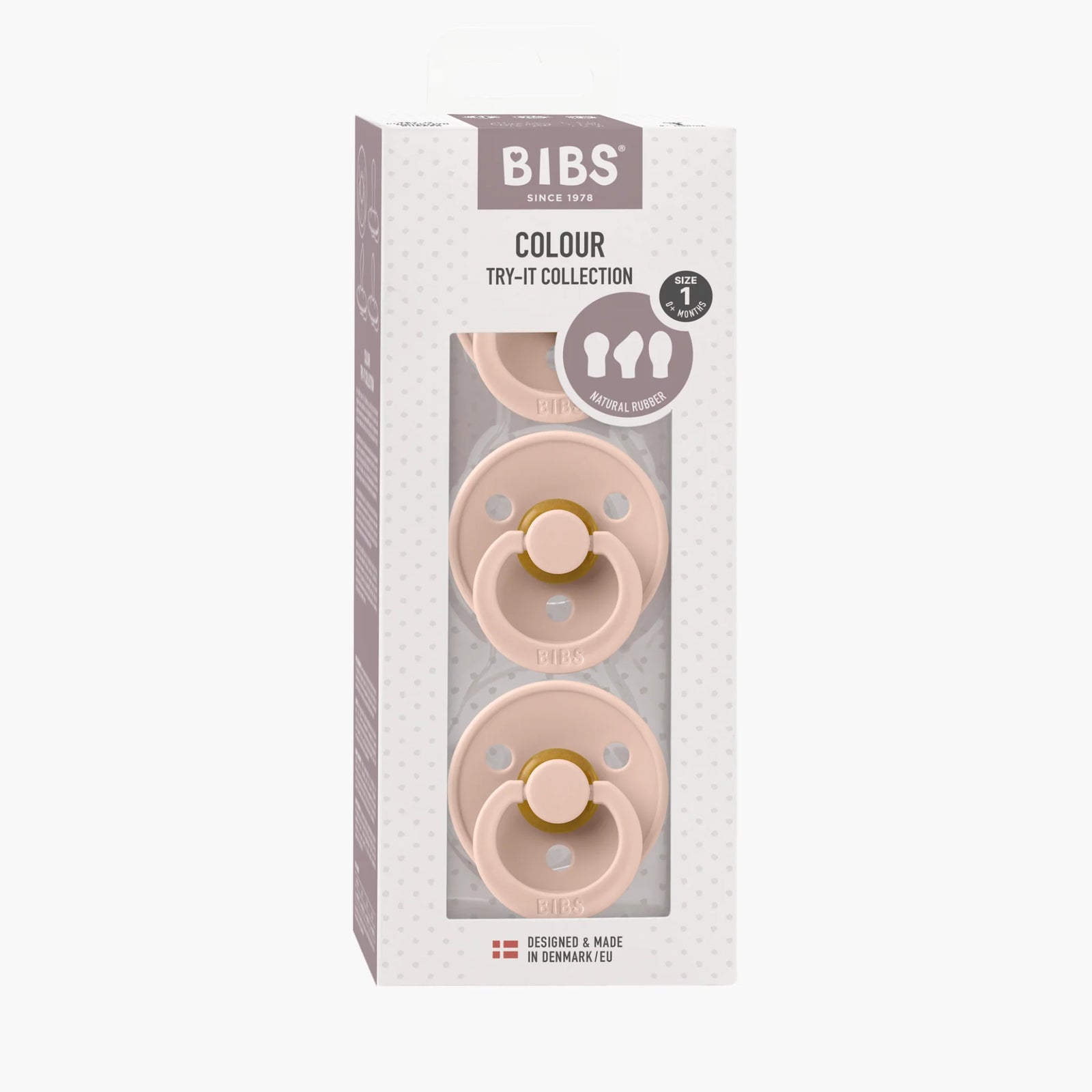 BIBS Try-It Colour 3pk (Blush)