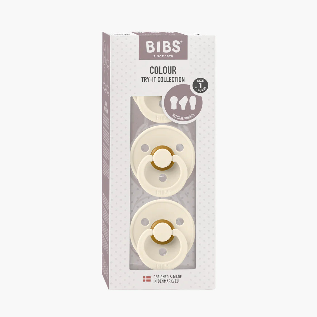 BIBS Try-It Colour 3pk (Ivory)