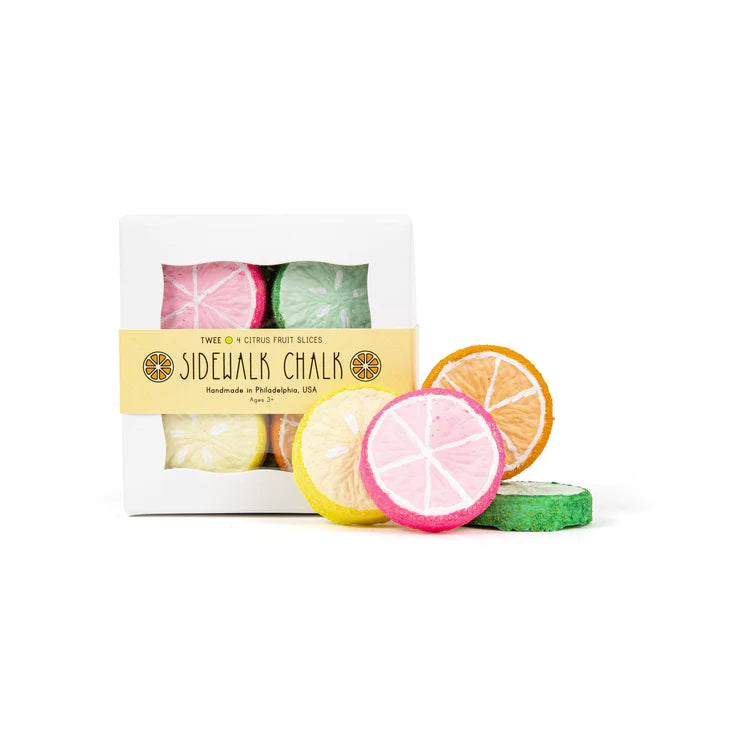 Citrus Slices Sidewalk Chalk