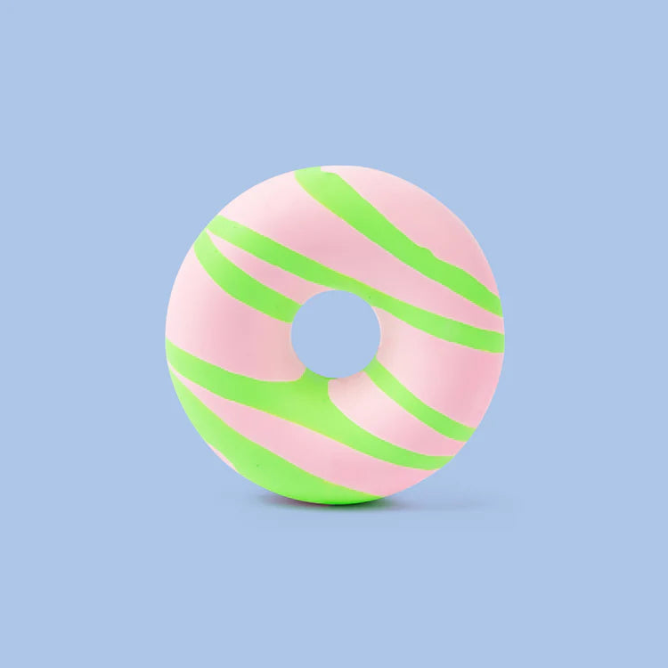Drizzle Donut Handmade Sidewalk Chalk (Pink/Green)