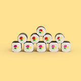 Sushi Maki Roll Sidewalk Chalk