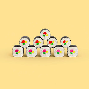 Sushi Maki Roll Sidewalk Chalk