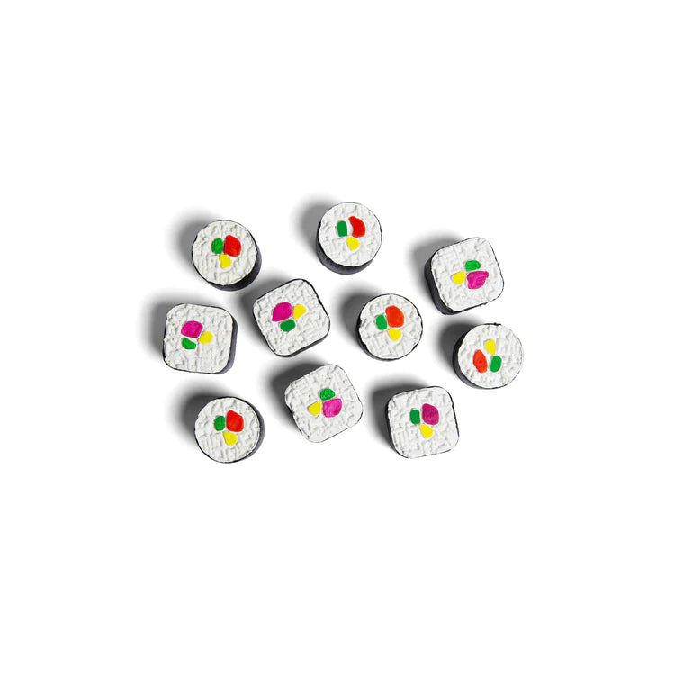 Sushi Maki Roll Sidewalk Chalk