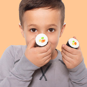 Sushi Maki Roll Sidewalk Chalk