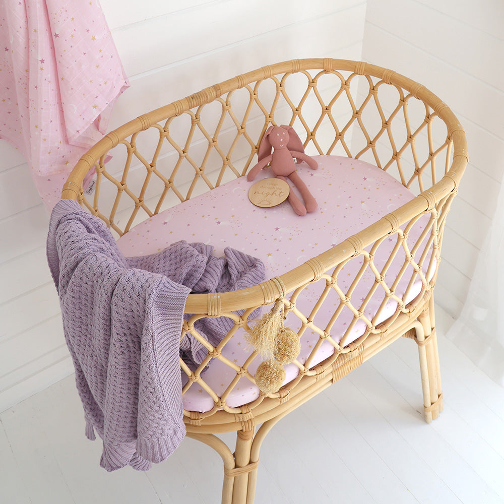 Twinkle Bassinet Sheet/Change Pad Cover