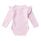 Twinkle Long Sleeve Bodysuit With Frill