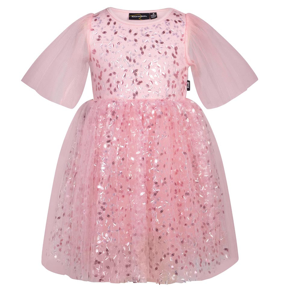 Cherry SS Twirly Tulle Dress