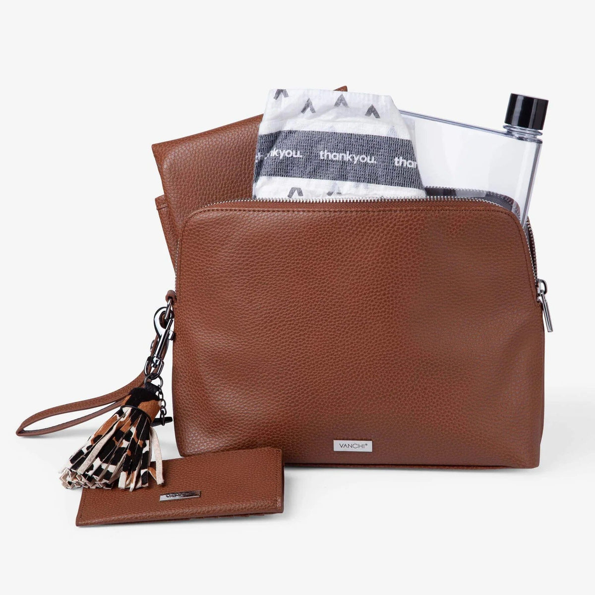 The Everything Pouch (Pebbled Tan)