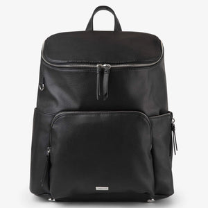 The Frankie Everyday Backpack - Vegan (Black/Silver)