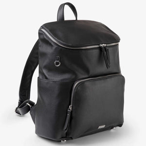 The Frankie Everyday Backpack - Vegan (Black/Silver)