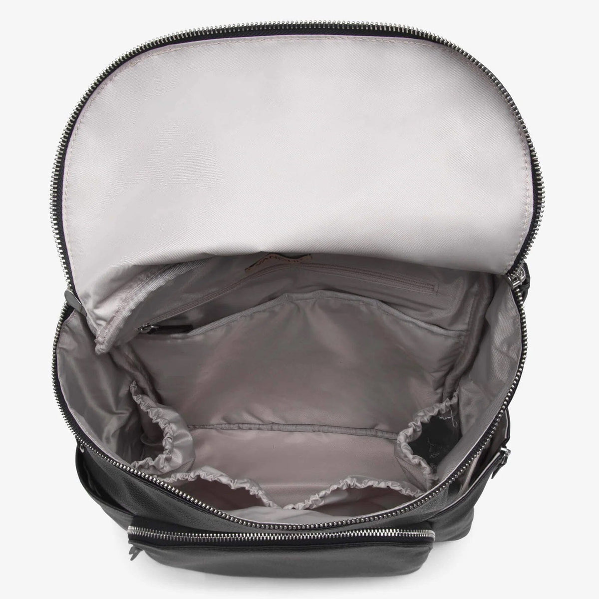 The Frankie Everyday Backpack - Vegan (Black/Silver)