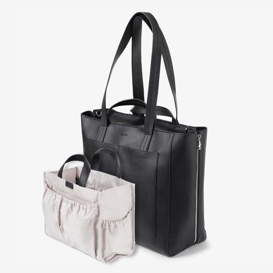 Ida Tote + Organiser (Vegan Black)