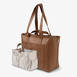 Ida Tote + Organiser (Vegan Tan)