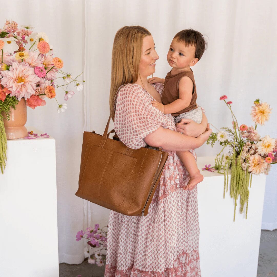 Ida Tote + Organiser (Vegan Tan)