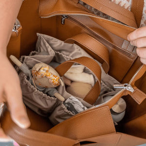 Ida Tote + Organiser (Vegan Tan)