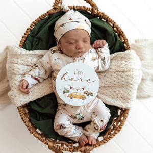 Vintage Cars & Bronze Reversible Milestone Cards