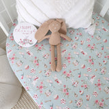 White Rabbit Fitted Cot Sheet