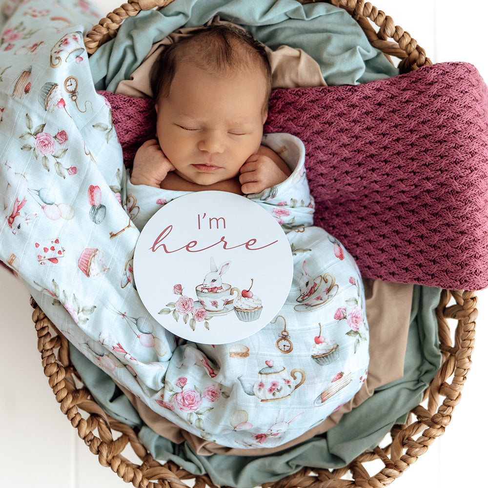 White Rabbit Muslin Wrap