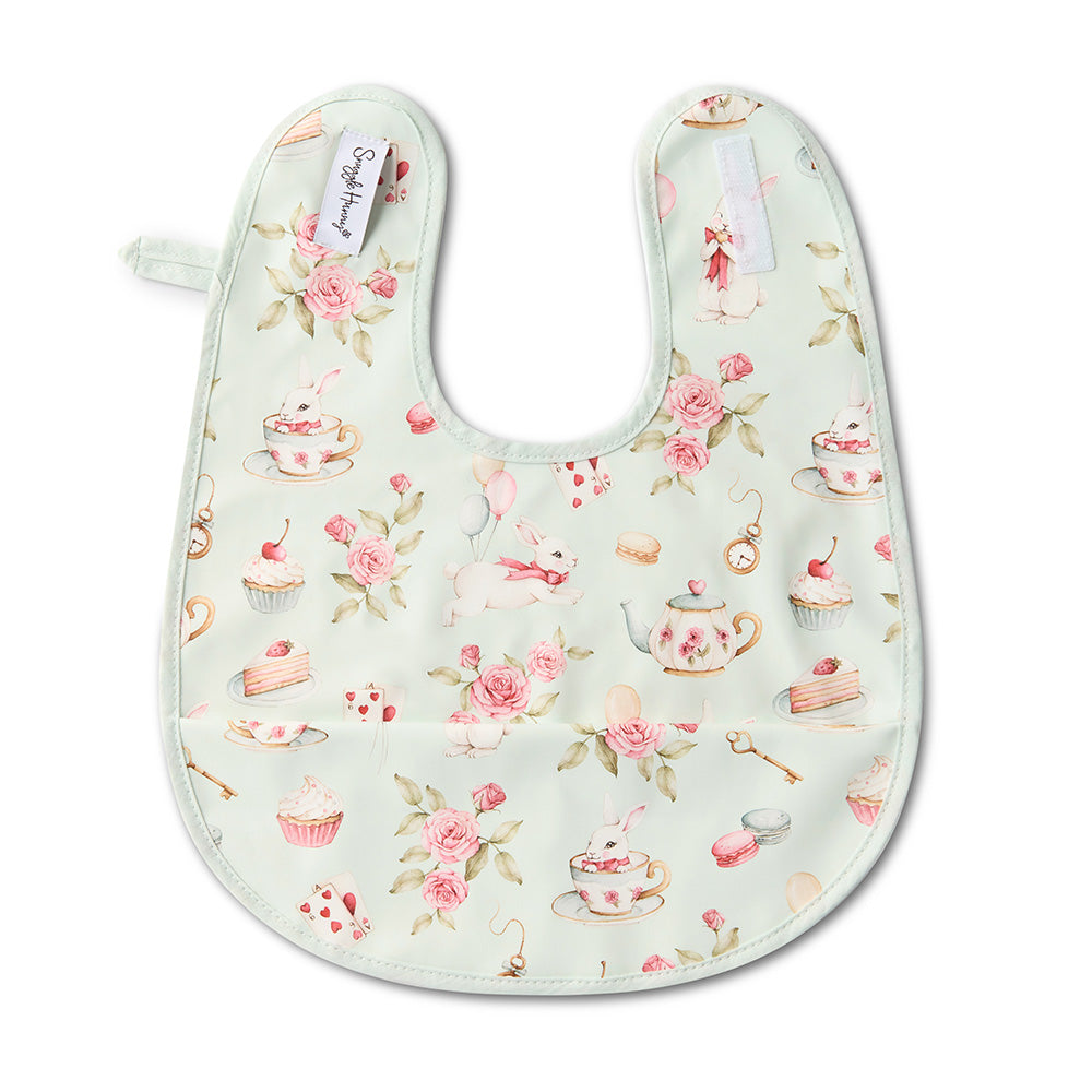 White Rabbit Snuggle Bib
